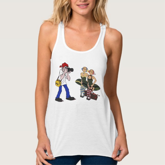 Regata T-shirt femme sans manche bécassine (Frente)