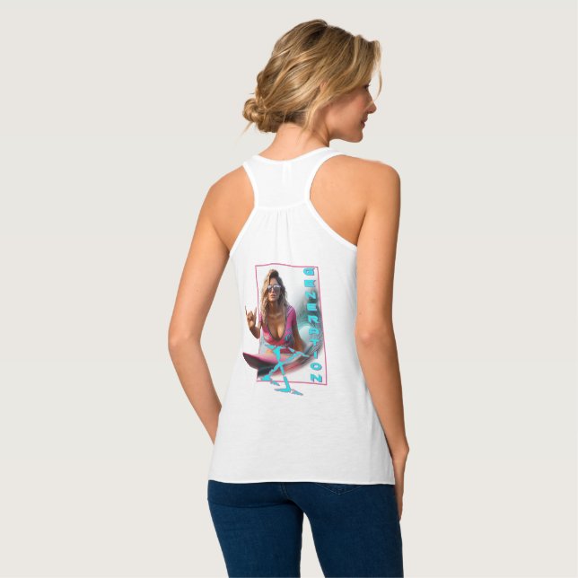 Regata T-Shirt Generation X Florida Surfer Girl (Parte Traseira Completa)