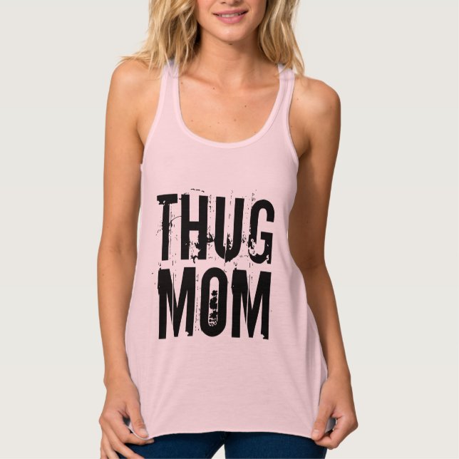 Regata T-Shirts de Grafite MOM THUG (Frente)