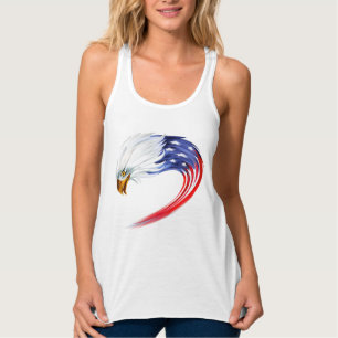 Regata Tanque de bandeira feminina no topo