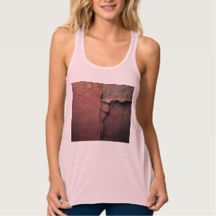 Regata Tattered Canvas Abstract in Rust and Earth