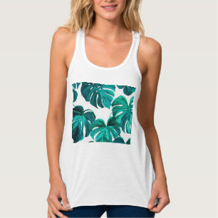 Regata Teal Tropical Monstera Leaf Seamless Pattern Art