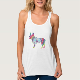 Regata tie dye french buldog presente para amantes de c