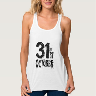Regata Tipografia Vintage de Halloween de 31 de Outubro D