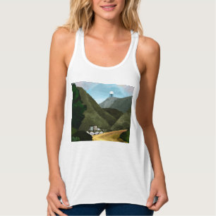 Regata Tome uma caminhada. Camisola de alças nova do