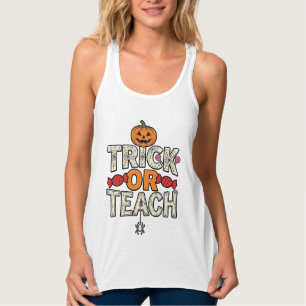 Regata Trick Or Teach Halloween Professor Vintage Vetor D