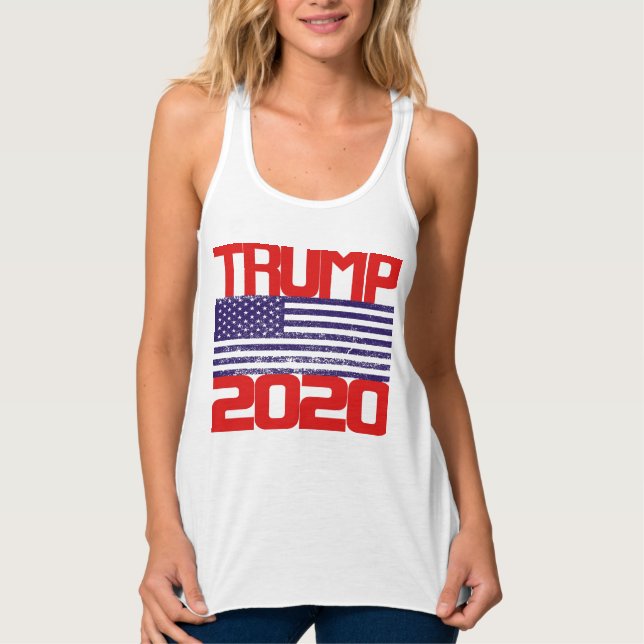 Regata Trump 2020 Red White and Blue (Frente)