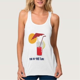 Regata Tshirt da praia do divertimento das bebidas de Sun