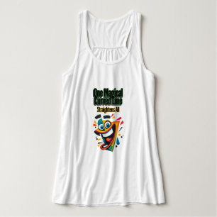 Regata "Uma Linha Curva Mágica, Endireita Tudo"