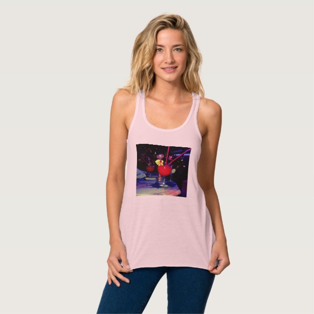 Regata Vegas Tropical Coctail Funky (Frente Completa)