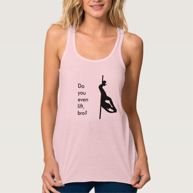 Regata Você levanta mesmo, bro? - parte superior da dança (Frente)