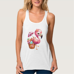 Regata Watercolor Flamingo Cartoon Clipart