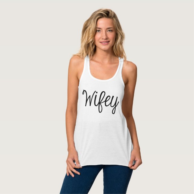 Regata Wifey Bride Cute Tank (Frente Completa)