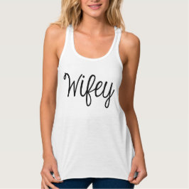 Regata Wifey Bride Cute Tank