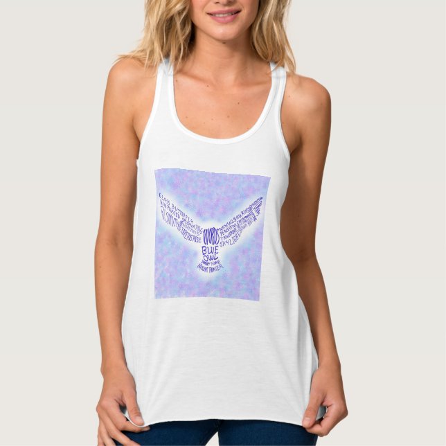 Regata Words Album Racerback Tank (Frente)