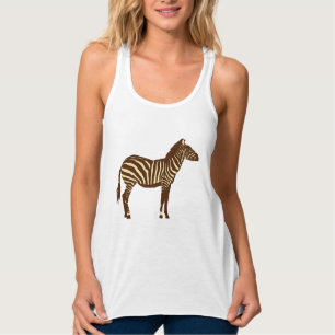 Regata Zebra - Castanho-chocolate e castanho-camelo