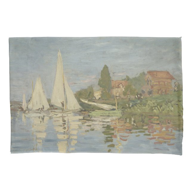 Regatas em Argenteuil, Pintura a Óleo, Claude Mone (Frente)
