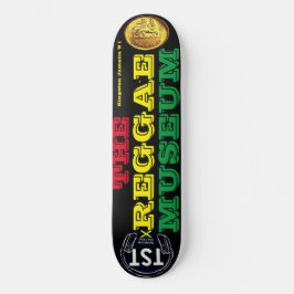 REGGAE MUSEUM 8, 1/4", skateboard Deck