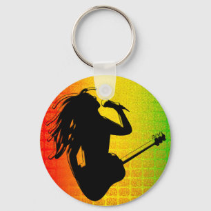 Reggae Rasta Rastafarian Classic Chaveiro
