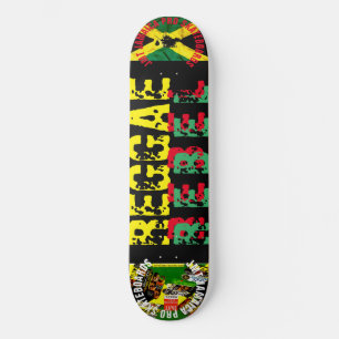 REGGAE REBEL 8, 1/4", skateboard Deck