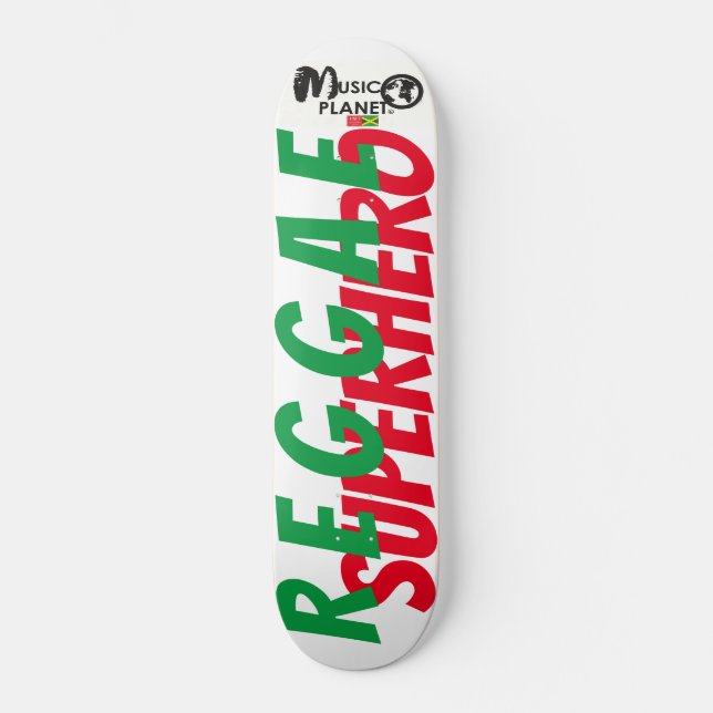 REGGAE SUPERHERO / skate TST (Frente)
