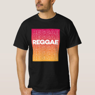 Reggae Typografia T-Shirt