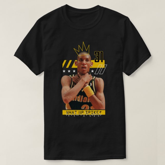 Reggie Miller Choke Basball T-Shirt Clássico T-S (Frente do Design)