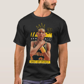 Reggie Miller Choke Basball T-Shirt Clássico T-S