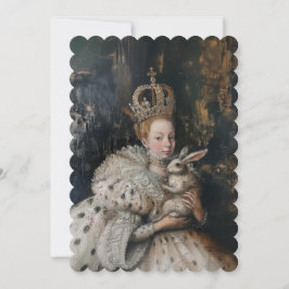 Regina - Convite Flat tamanho: 12,7 cm x 17,8 cm