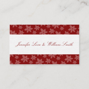 Registrar Cartão de visita Para Eventos E Casament