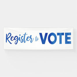 Registrar-se na tipografia da aquarela azul-modern