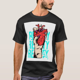 Registro de T-shirt do coração quebrado