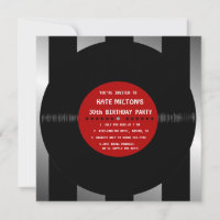 Registro de Vinilo Retroativo l Convites de Festa 