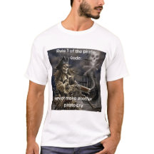 Regra 1 da Camiseta do Código Pirata