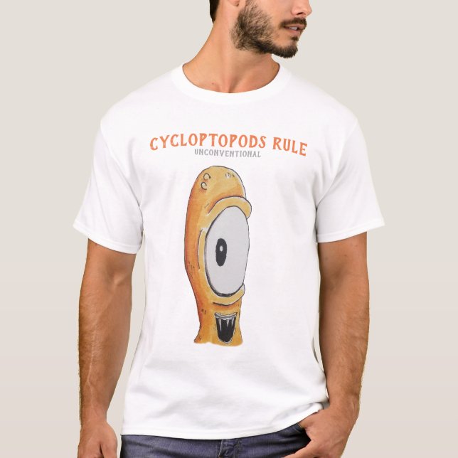Regra #2 de Cycloptopods - t-shirt branco (Frente)