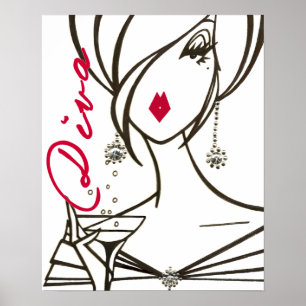 Regra das divas! impressão