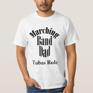 Regra das tubas do presente do músico da camisa d