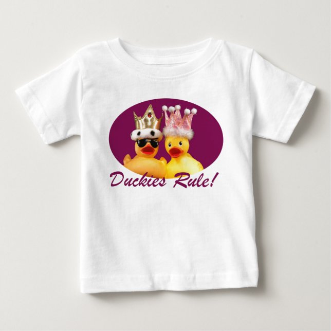Regra de Duckies! T-shirt (todos os tamanhos, (Frente)