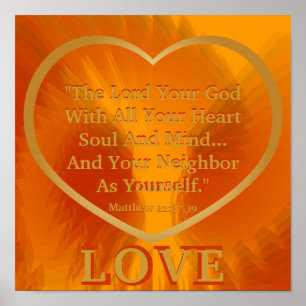 Regra De ouro Em Fiery Angelic Wings Poster - Cust