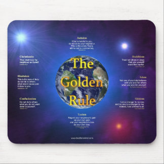 Regra de ouro Mousepad