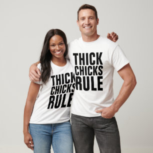 REGRA DE PINTINHOS ESPESADOS, T-Shirts CURVY