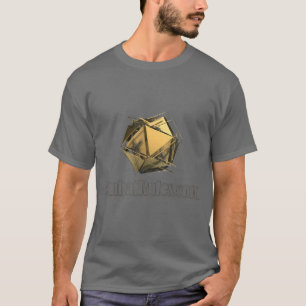 Regras de Combate Explosão do Logotipo T-Shirt D20