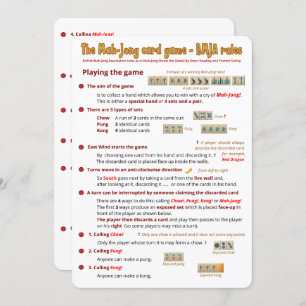 Regras de jogo de cartão - Jogando o jogo (1)