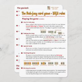 Regras de jogo de cartão - Jogando o jogo (2)