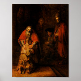 Regresso do Filho Prodígio - Rembrandt - Poster