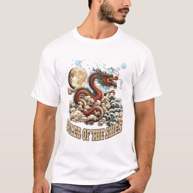 Régua da Camisa Branca dos Skies Men (Frente)