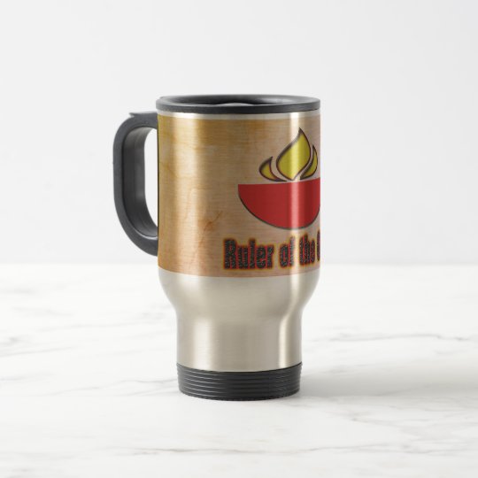 Régua da grade caneca térmica