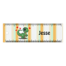 Régua de Dinossauro Velociraptor Personalizada