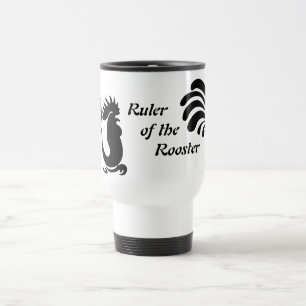 "Régua do Galo" Caneca de viagem do galo Alumnum