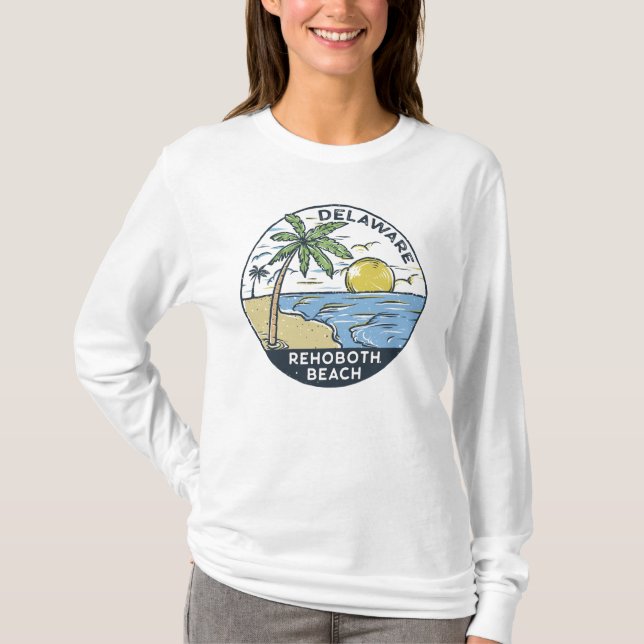 Rehoboth Beach Delaware, Vintage T-Shirt (Frente)